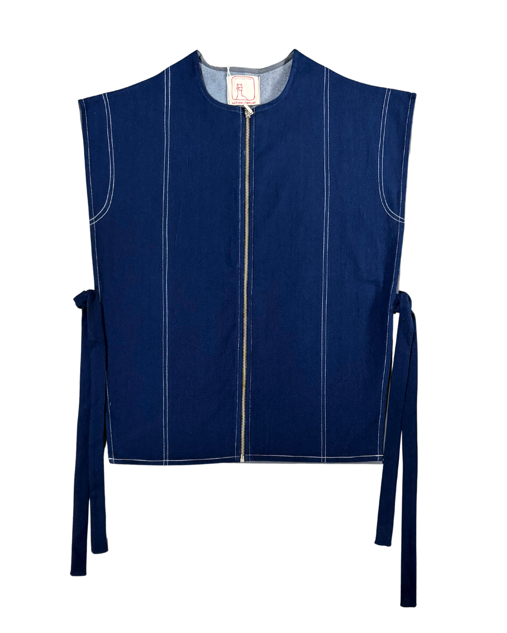 Zipped Overjacket - Indigo