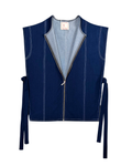 Zipped Overjacket - Indigo