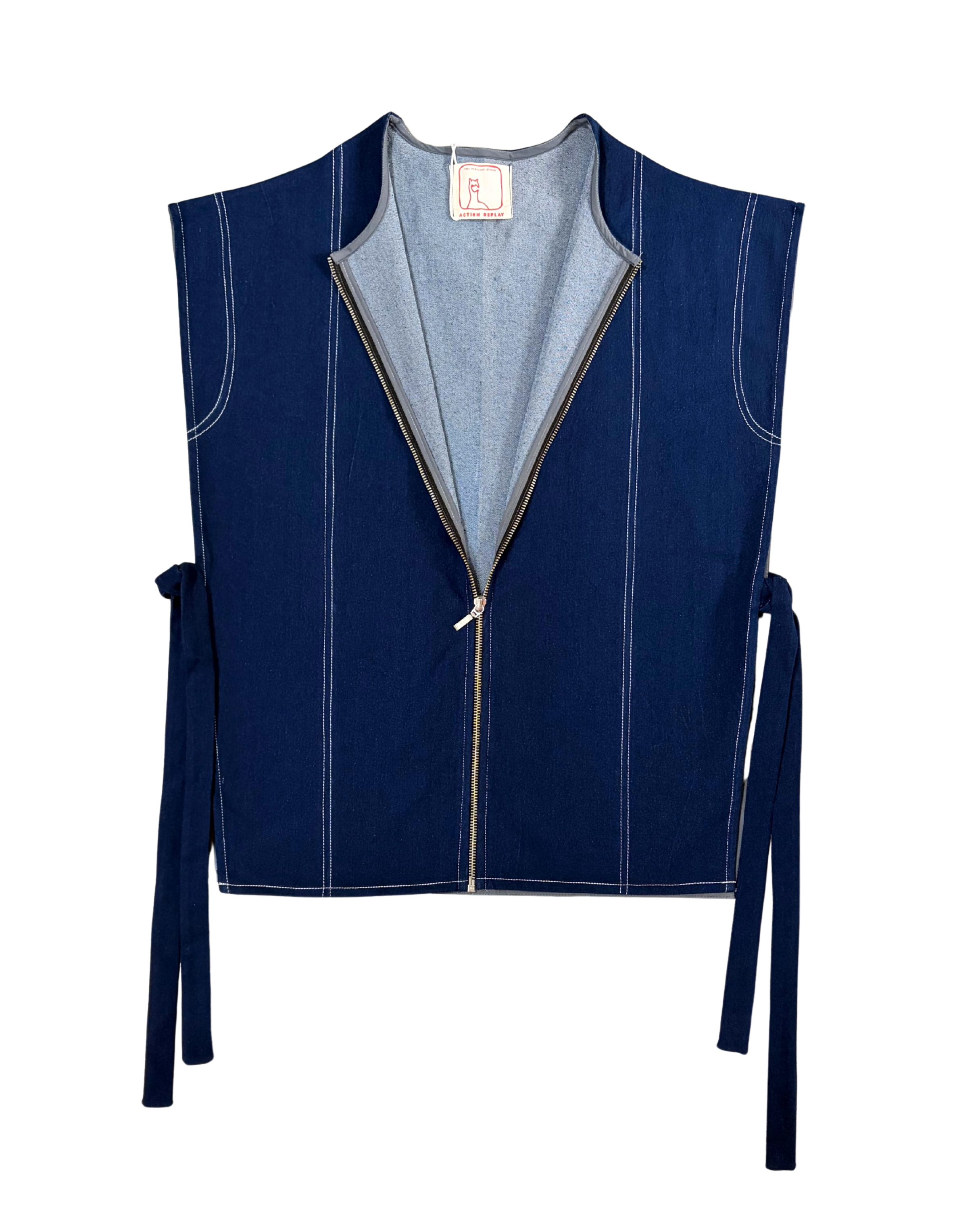 Zipped Overjacket - Indigo