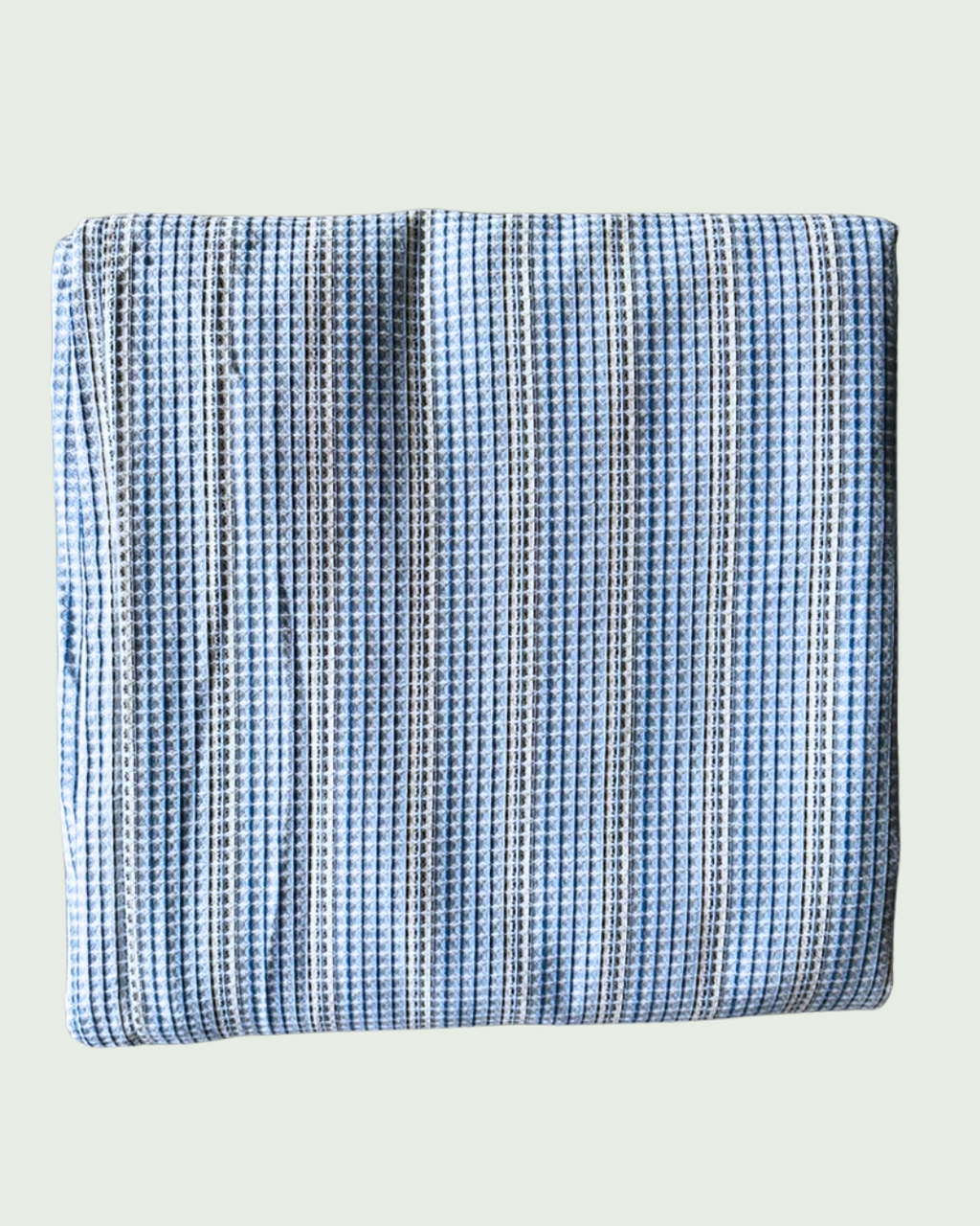 Drawstring Pants - Blue Micro-checks